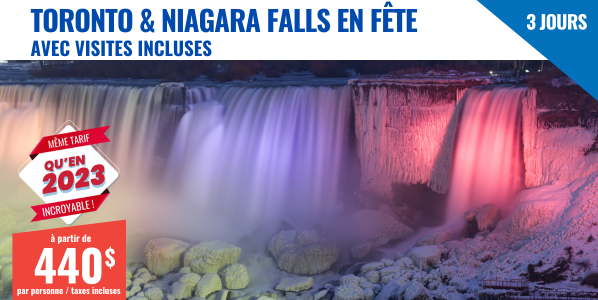 Voyage organisé à Ontario - Toronto & Niagara Falls en fête